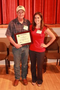 Mike Poppe and Tiffany Myhre at the ATA's Fleet Safety Awards